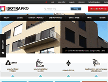 Tablet Screenshot of isotrapro.cz